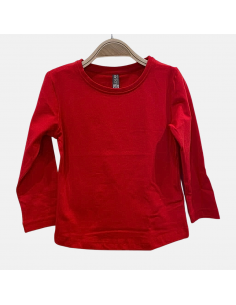 Camiseta roja manga larga