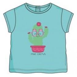 Camiseta turquesa "Cactus"...